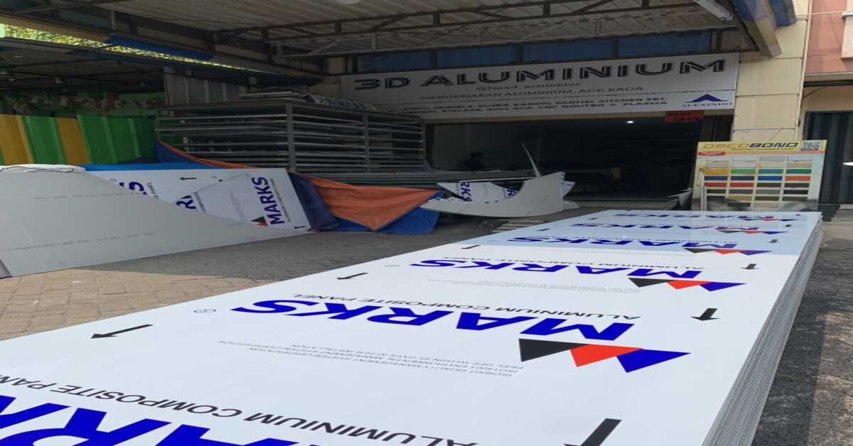 ACP Alumunium Composite Panel SEVEN Jogja Yogyakarta WA 081325157177 ...